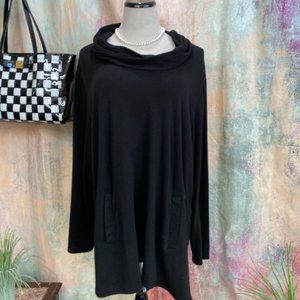 📌Cable & Gauge Cosy Cowl Neckline Long Sleeves Sweater with Pockets